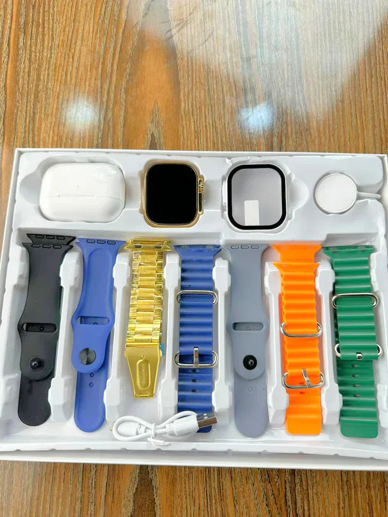 I20 ULTRA MAX SUIT (10 IN 1 SET) Smart Watch